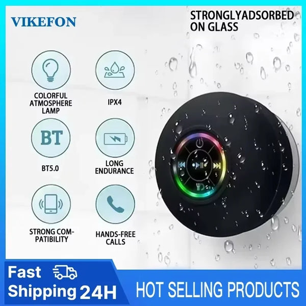 Pocket Waterproof Bluetooth Shower Speaker